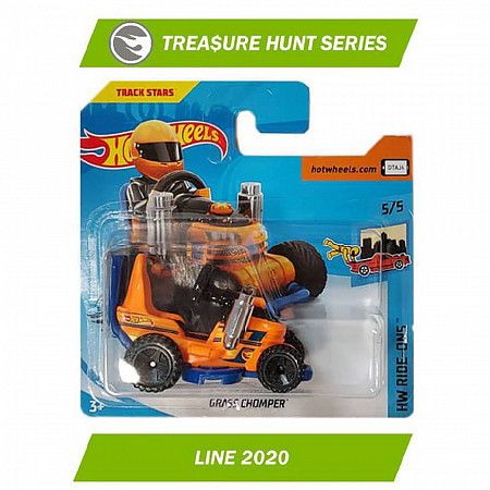 На картинке изображен Машинка Hot Wheels Базовой коллекции Grass Chomper 75/250 (5785 GHD77) Машинка Hot Wheels Базовой коллекции Grass Chomper 75/250 (5785 GHD77)