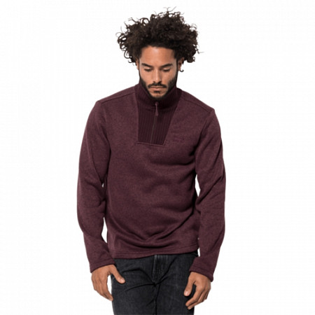 Пуловер мужский Jack Wolfskin Scandic Pullover Men port wine