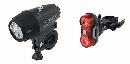 На картинке изображен Свет передний и задний Force Eyes 45407 Свет передний и задний Force Eyes 45407