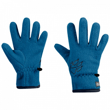 Перчатки детские Jack Wolfskin Baksmalla Fleece Glove Kids glacier blue