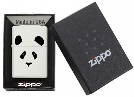 Зажигалка Zippo Panda White Matte 28860