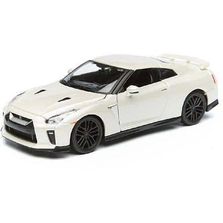 Машинка Bburago 1:24 Nissan GT-R (18-21082) white