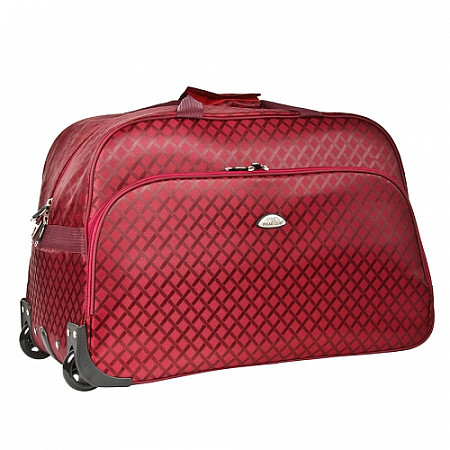 На картинке изображен Дорожная сумка Polar 7017.5 burgundy Дорожная сумка Polar 7017.5 burgundy