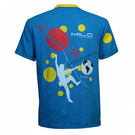 Футболка Milo Gagarin Cotton blue/yellow