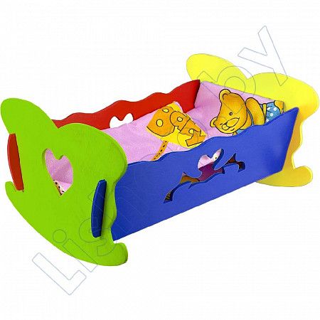 Кроватка для кукол Stantom 33 см (006327) pink №9