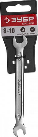 Ключ рожковый Зубр 8х10 мм 27010-08-10