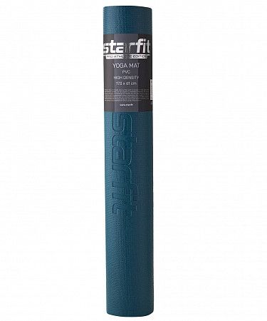 На картинке изображен Коврик для йоги и фитнеса STARFIT FM-103 PVC HD 173x61х0,4 см cold ocean Коврик для йоги и фитнеса STARFIT FM-103 PVC HD 173x61х0,4 см cold ocean