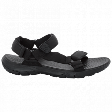 На картинке изображен Сандалии женские Jack Wolfskin Seven Seas 2 Sandal W black Сандалии женские Jack Wolfskin Seven Seas 2 Sandal W black