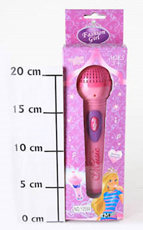 Игрушка Микрофон Fashion Girl 1058А на батарейках