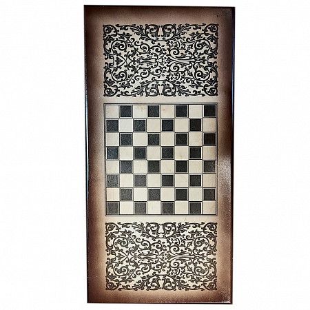 Нарды большие тонированные Тигр и Лев 600х300х36