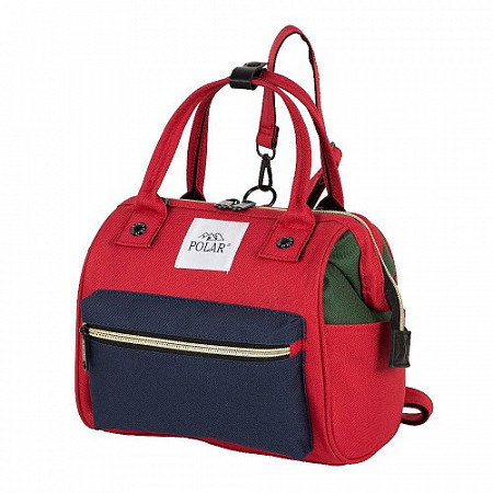 Сумка-рюкзак Polar 18242 red/blue/green