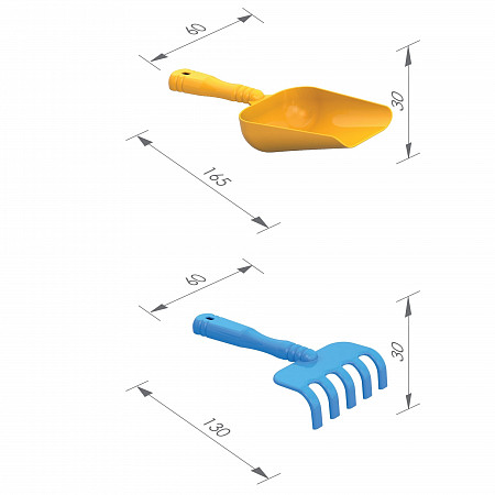 Набор Нордпласт для песка № 11 95 Р35402-1