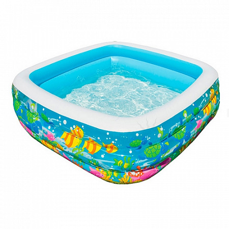 На картинке изображен Бассейн, Intex "Аквариум" 159x159x50 (57471For) Бассейн, Intex "Аквариум" 159x159x50 (57471For)
