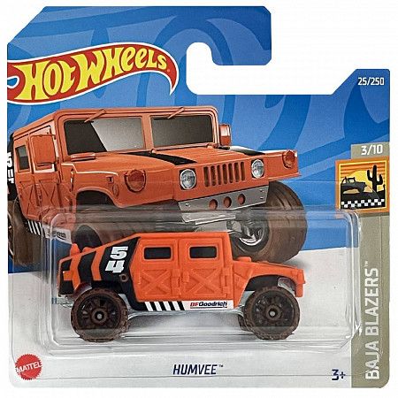 Машинка Hot Wheels Базовой коллекции Humvee 25/250 (5785 HCV03) mainline 2022