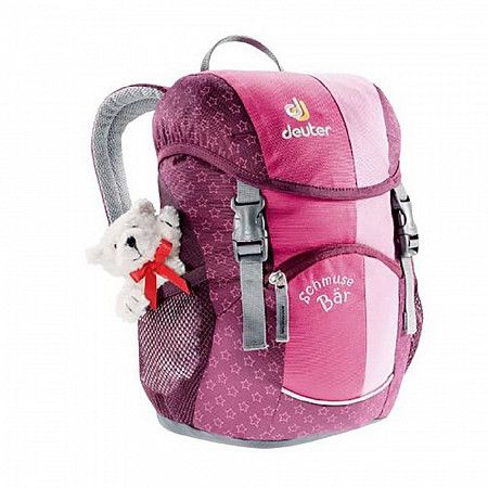 На картинке изображен Рюкзак детский Deuter Schmusebar 8L pink Рюкзак детский Deuter Schmusebar 8L pink