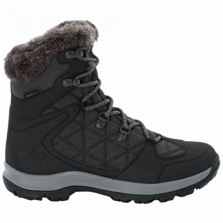 На картинке изображен Ботинки женские Jack Wolfskin Thunder Bay Texapore Mid W phantom / grey Ботинки женские Jack Wolfskin Thunder Bay Texapore Mid W phantom / grey