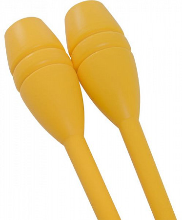 Булавы для художественной гимнастики 35 см У907 yellow