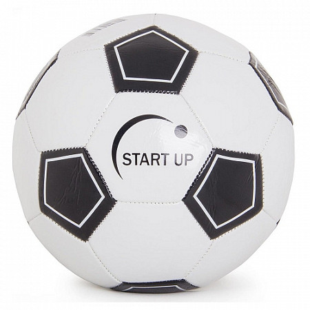 Мяч футбольный Start Up E5122 black/white