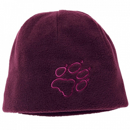 На картинке изображен Шапка детская Jack Wolfskin Kids Fleece Cap 1901891 purple Шапка детская Jack Wolfskin Kids Fleece Cap 1901891 purple