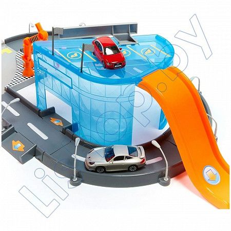 Игровой набор Bburago Street Fire Паркинг 4-х уровневый Mega Dealer Showroom (18-30031)