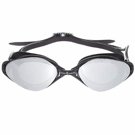 На картинке изображен Очки для плавания Mad Wave Vision black Очки для плавания Mad Wave Vision black