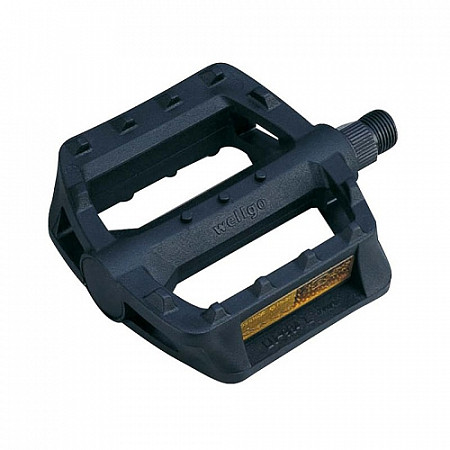 На картинке изображен Велопедали Wellgo BMX LU-984 BK black Велопедали Wellgo BMX LU-984 BK black