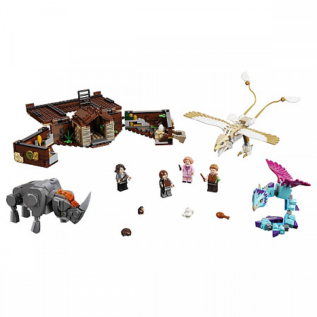 На картинке изображен Конструктор LEGO Harry Potter Чемодан Ньюта Саламандера 75952 Конструктор LEGO Harry Potter Чемодан Ньюта Саламандера 75952