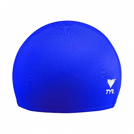 Шапочка для плавания TYR Solid Lycra Cap лайкра LCY/428 blue