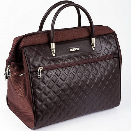 На картинке изображен Дорожная сумка Rion А236 brown Дорожная сумка Rion А236 brown