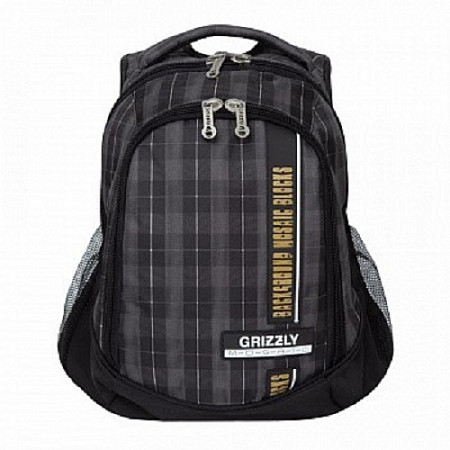 Рюкзак школьный GRIZZLY RU-925-2 /2 brown square
