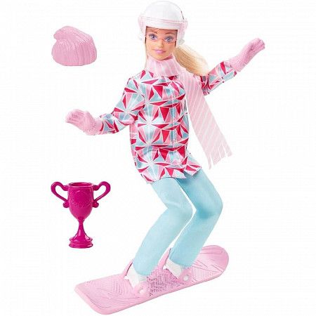 На картинке изображен Кукла Barbie You Can Be Anything Сноубордистка (HCN30 HCN32) Кукла Barbie You Can Be Anything Сноубордистка (HCN30 HCN32)