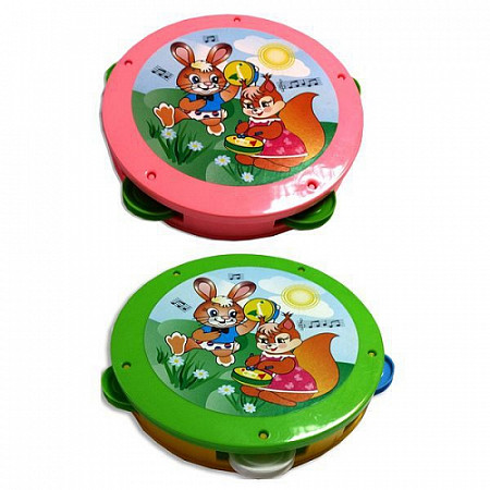 Игрушечный музыкальный инструмент "Бубен" 2С470 