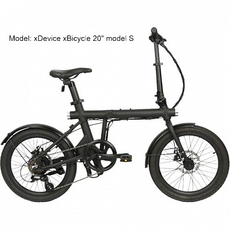 Велосипед xDevice xBicycle 20S 500W 20" white/grey