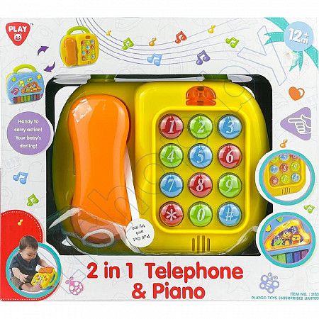 Музыкальная игрушка PlayGo Телефон и Пианино (2185)