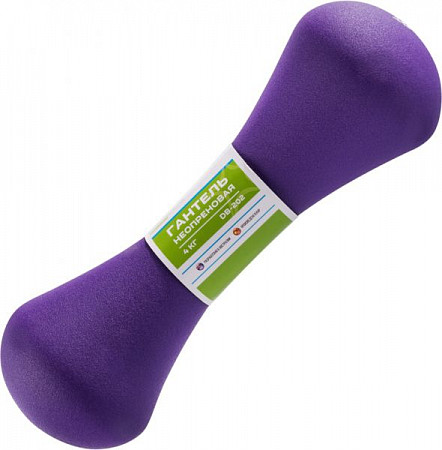Гантель неопреновая Starfit DB-202 4 кг purple