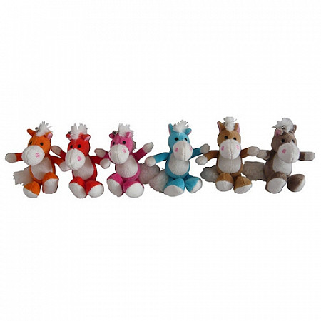 Мягкая игрушка Snowmen лошадка, подвеска Е94360 (6 вариантов)