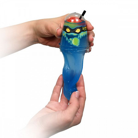 Игрушка пластичная Желейная Slime Ninja 2 в 1 Blue/Yellow S130-1