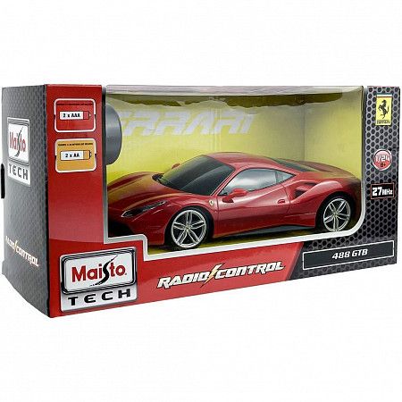 Радиоуправляемая машина Maisto 1:24 - Феррари 488 GTB red 81090