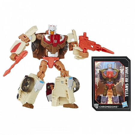 Трансформер Transformers Дженерэйшнс Титаны Дэлюкс Stylor & Chromedome (B7762)