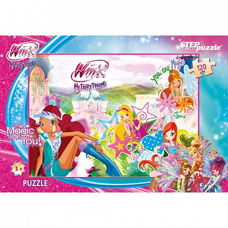 Пазлы Step Puzzle 120 "Winx" (Rainbow) набор 4