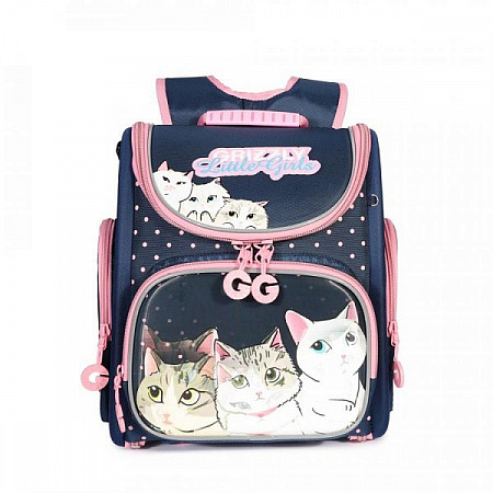 Рюкзак школьный GRIZZLY RA-971-2 /2 honeysuckle/pink