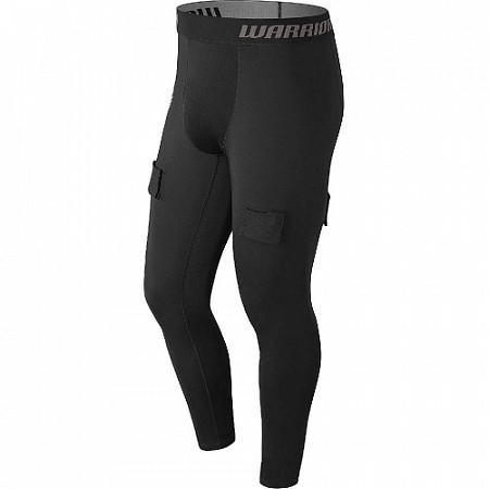 На картинке изображен Брюки с раковиной Warrior Compression Tight W/Cup SR black Брюки с раковиной Warrior Compression Tight W/Cup SR black