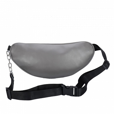 На картинке изображен Поясная сумка женская Ors Oro OMS-0154 grey Поясная сумка женская Ors Oro OMS-0154 grey