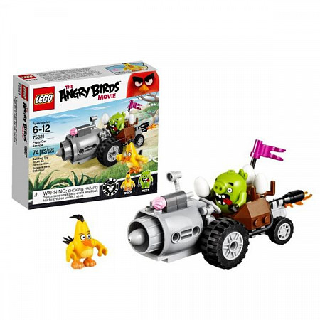 На картинке изображен Конструктор Lepin Побег из Машины Свинок Серия Angry Birds 19001 Конструктор Lepin Побег из Машины Свинок Серия Angry Birds 19001