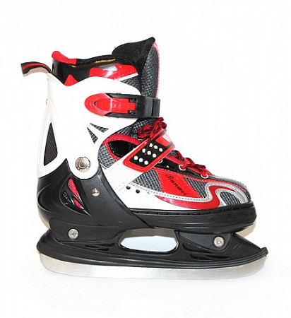 Коньки раздвижные Bradex black/red