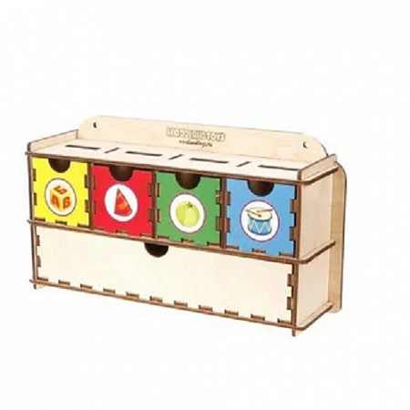 Комодик большой WoodLandToys Формы 4 119308
