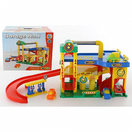 Игровой набор Полесье Гараж №1 с автомобилями 37824