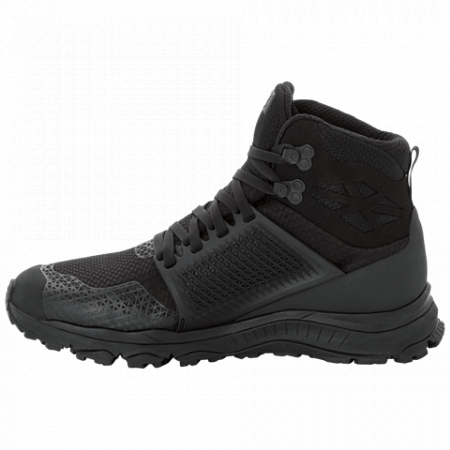 Ботинки мужские Jack Wolfskin Trail Invader Shield Mid M black / black