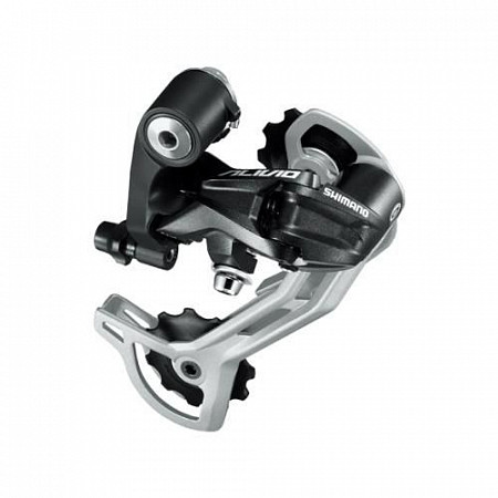 На картинке изображен Переключатель задний Shimano RD-M430-SGS ALIVIO, 9 скоростей ARDM430SGSS silver ZSM70065 Переключатель задний Shimano RD-M430-SGS ALIVIO, 9 скоростей ARDM430SGSS silver ZSM70065