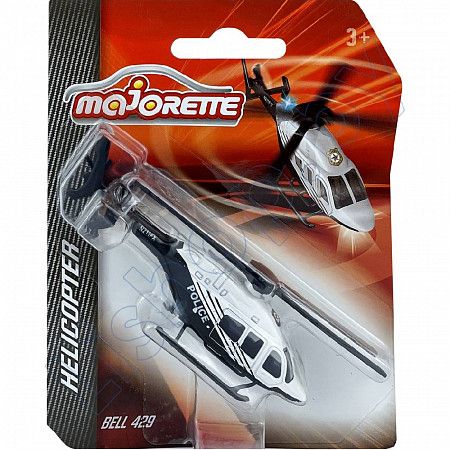Вертолет Majorette Helicopter EC 145 (212053130) white/black